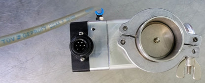 MBRAUN VAT 26432-KA41-AEB3/1192 A-1149362 HV VACUUM ANGLE VALVE PNEUMATIC ACTUAT