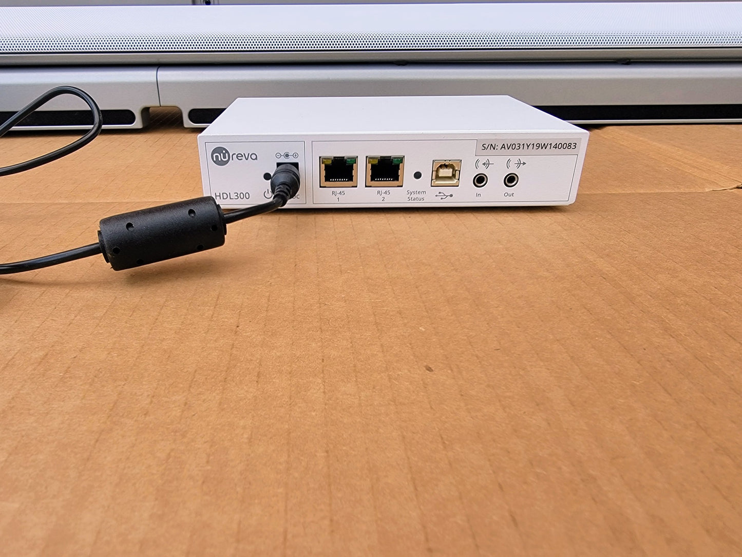 NUREVA HDL300-W AUDIO CONFERENCING SOUNDBAR SPEAKERS & POWER SUPPLY WATCH VIDEO