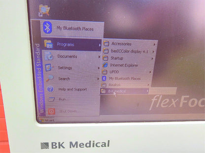 BK MEDICAL FLEX FOCUS 400 ULTRASOUND with CART no HDD (NO HARDRIVE) WATCH VIDEO