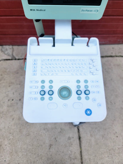 BK MEDICAL FLEX FOCUS 400 ULTRASOUND with CART no HDD (NO HARDRIVE) WATCH VIDEO
