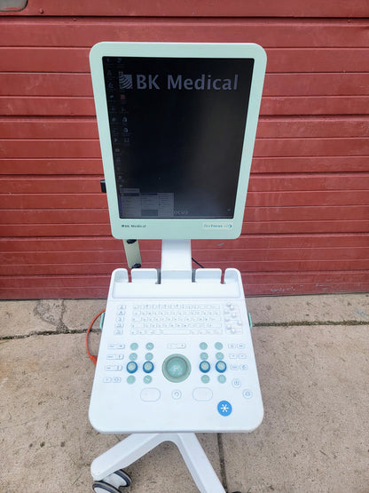BK MEDICAL FLEX FOCUS 400 ULTRASOUND with CART no HDD (NO HARDRIVE) WATCH VIDEO