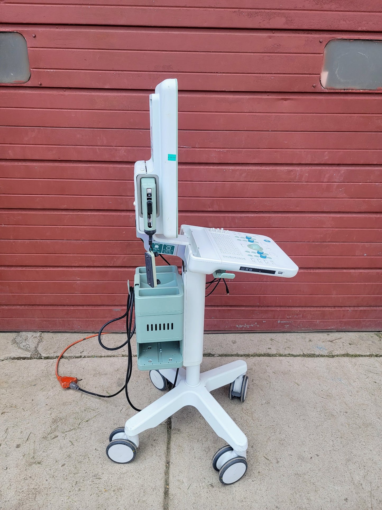 BK MEDICAL FLEX FOCUS 400 ULTRASOUND with CART no HDD (NO HARDRIVE) WATCH VIDEO