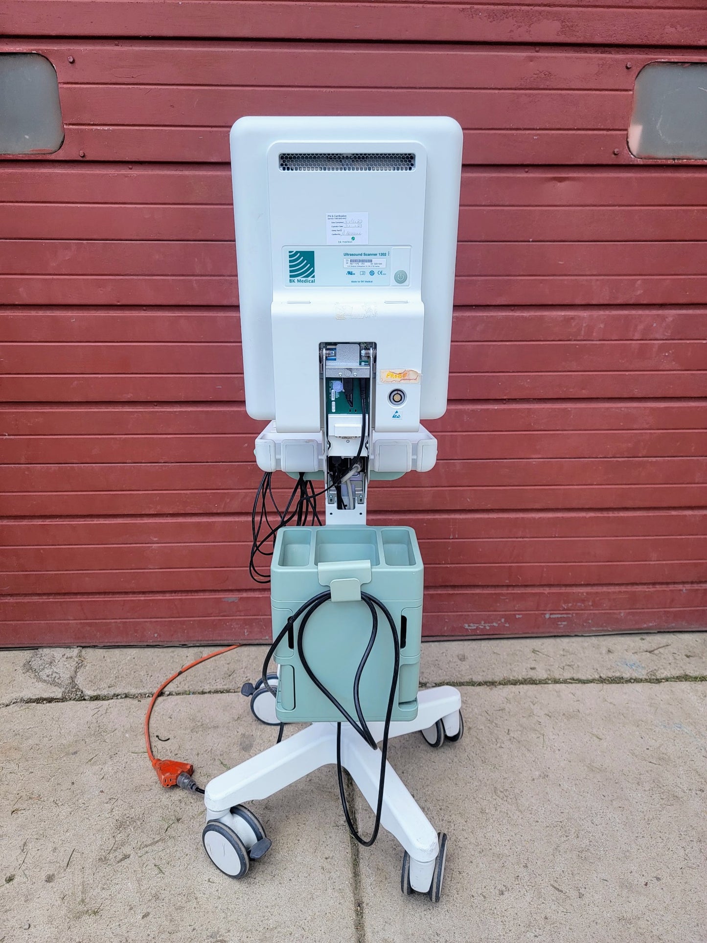 BK MEDICAL FLEX FOCUS 400 ULTRASOUND with CART no HDD (NO HARDRIVE) WATCH VIDEO