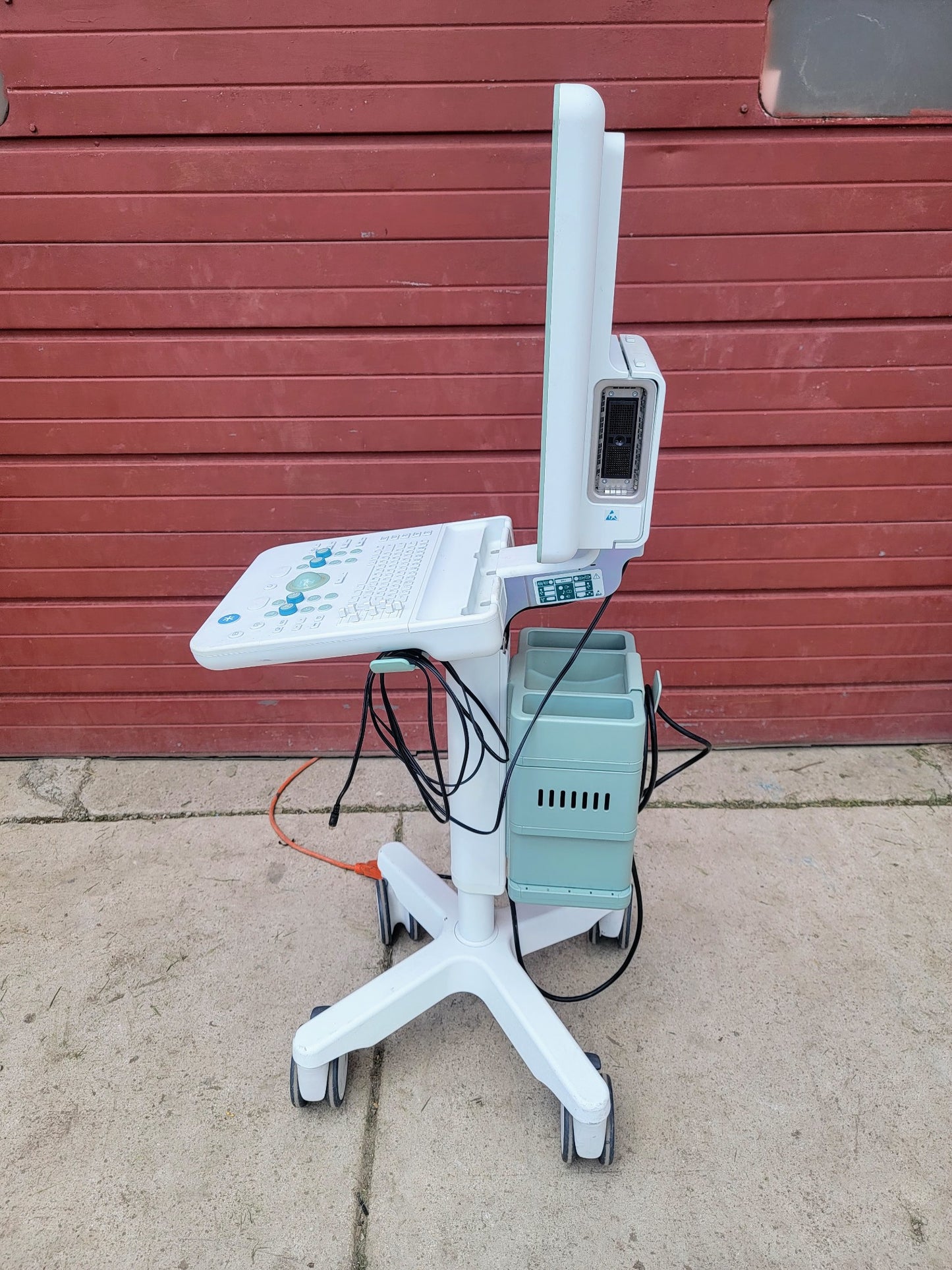 BK MEDICAL FLEX FOCUS 400 ULTRASOUND with CART no HDD (NO HARDRIVE) WATCH VIDEO