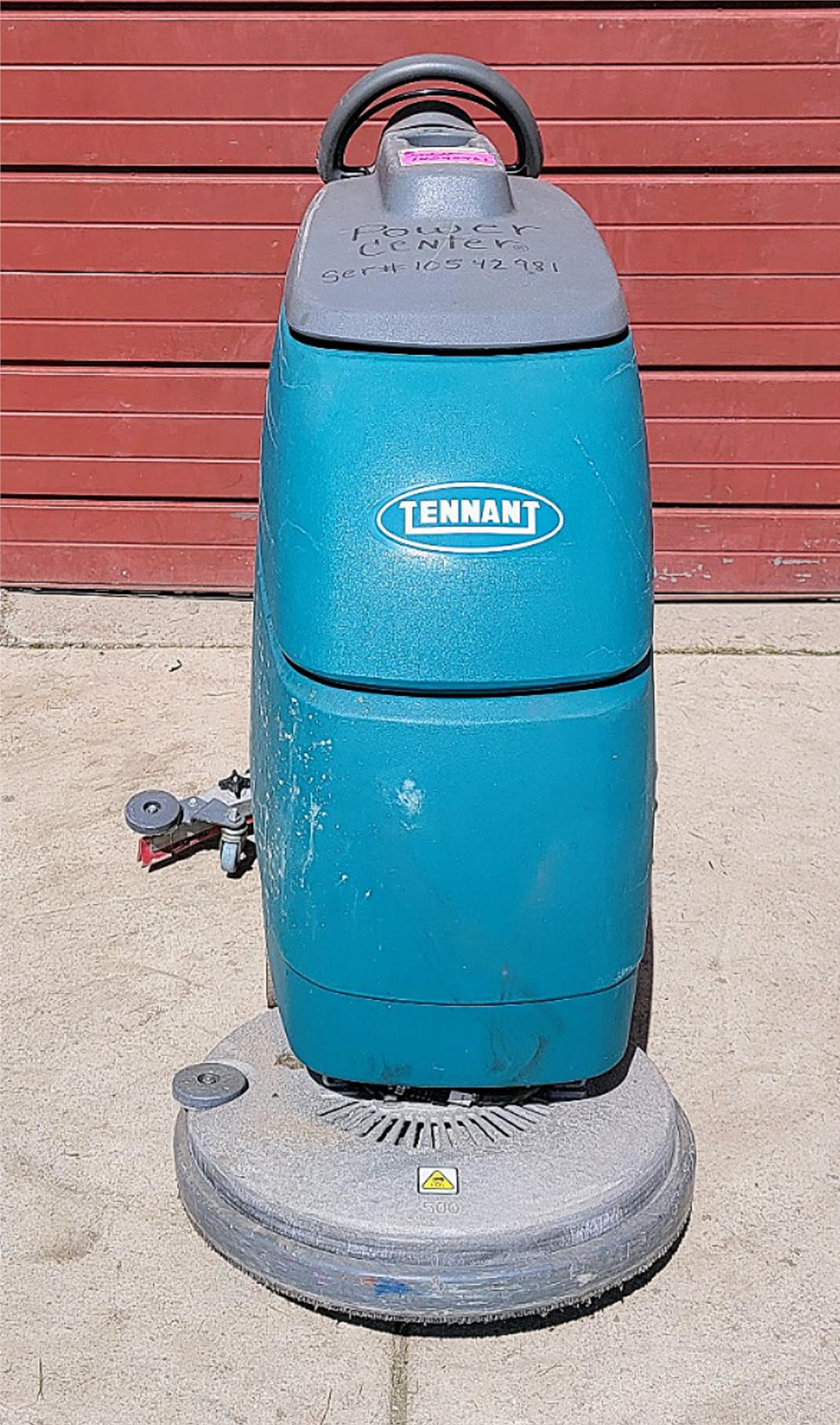WARRANTY TENNANT T3 FAST FLOOR WALK BEHIND BATTERY FLOOR SCRUBBER WATCH VIDEO