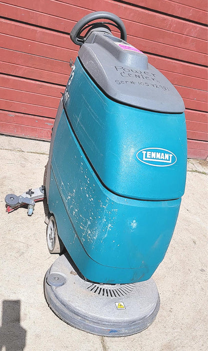 WARRANTY TENNANT T3 FAST FLOOR WALK BEHIND BATTERY FLOOR SCRUBBER WATCH VIDEO
