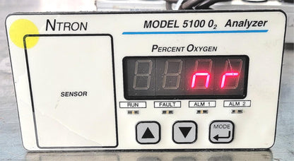 90-DAYWARRANTY NTRON 5100B-N1 0 to 100% OXYGEN GAS ANALYZER NEUTRONICS FREE SHIP