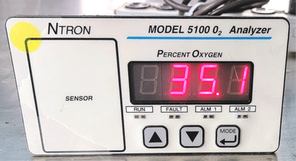 90-DAYWARRANTY NTRON 5100B-N1 0 to 100% OXYGEN GAS ANALYZER NEUTRONICS FREE SHIP