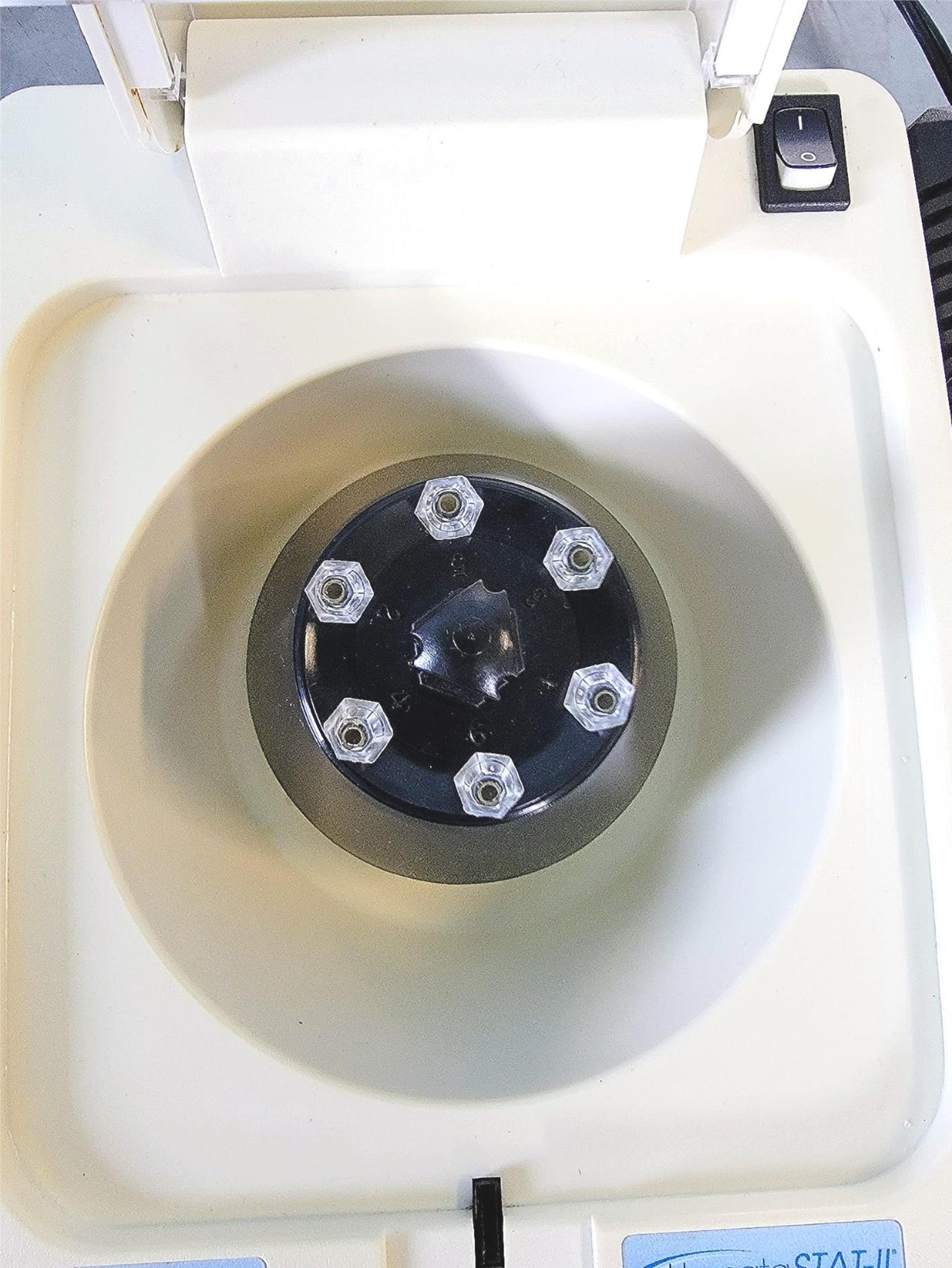 100%WARRANTY STI HEMATASTAT-II MICROHEMATOCRIT CENTRIFUGE TUBE HOLDER WATCHVIDEO