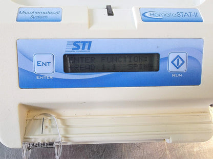 100%WARRANTY STI HEMATASTAT-II MICROHEMATOCRIT CENTRIFUGE TUBE HOLDER WATCHVIDEO