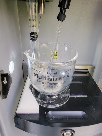 WARRANTY BECKMAN COULTER MULTISIZER 4 Mercury Free Particle Counter WATCH VIDEO