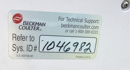 WARRANTY BECKMAN COULTER MULTISIZER 4 Mercury Free Particle Counter WATCH VIDEO