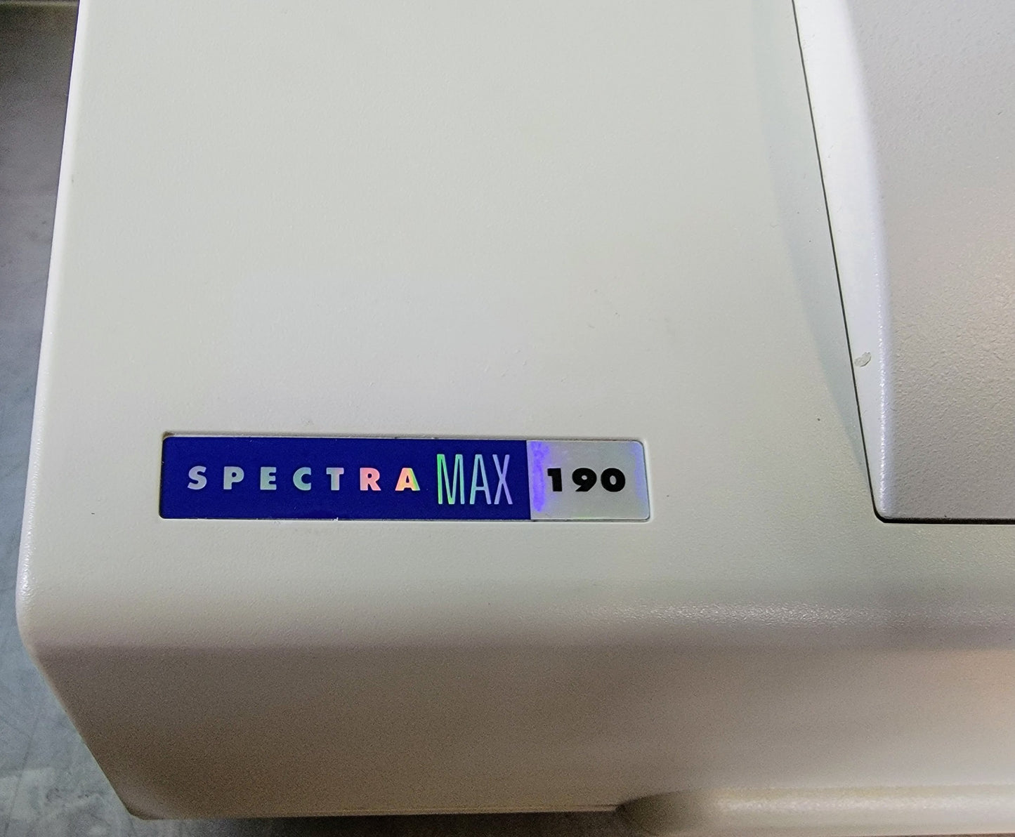 MOLECULAR DEVICES SPECTRAMAX 190 MICROPLATE READER 90-DAY-WARRANTY WATCH VIDEO