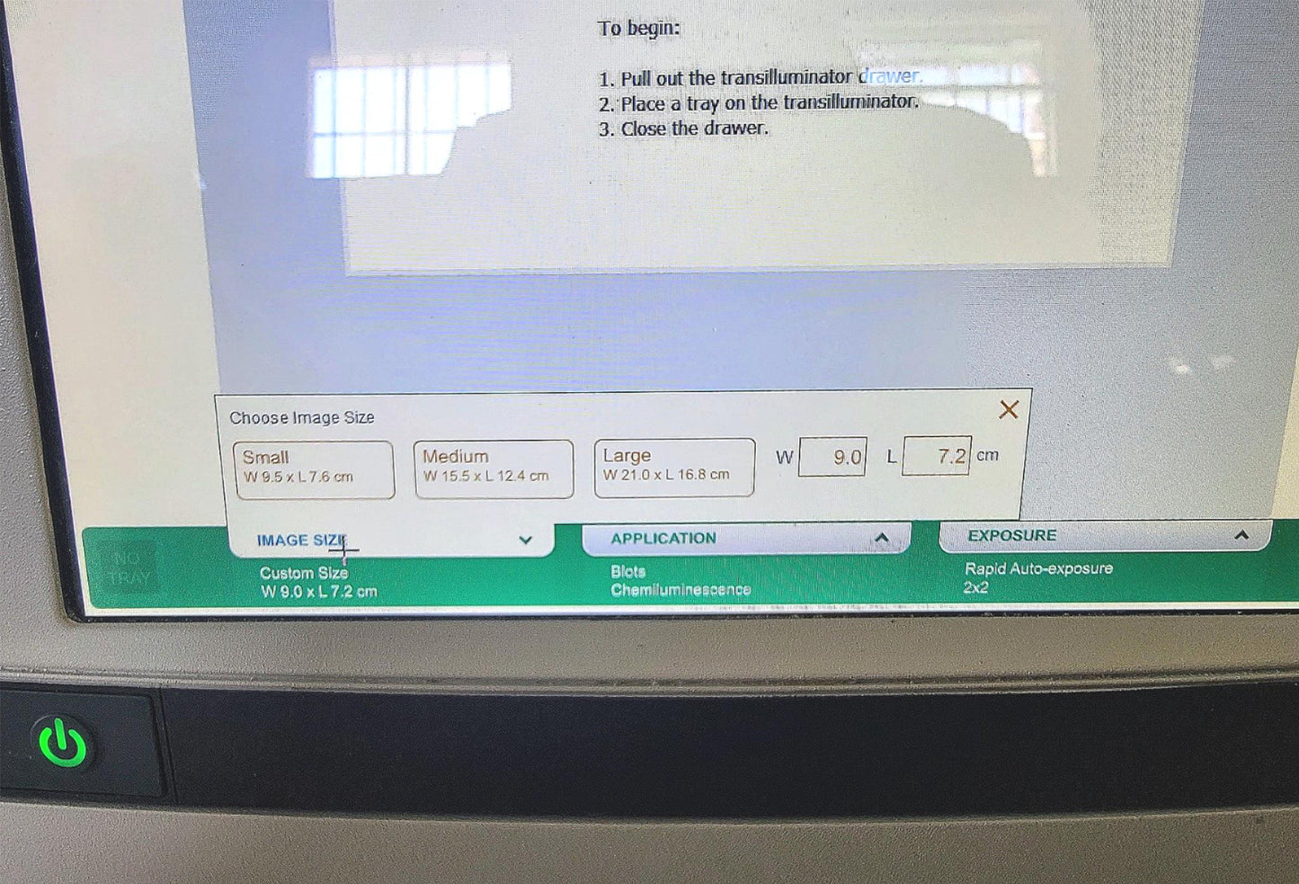 BIORAD CHEMIDOC TOUCH SCREEN GEL IMAGING SYSTEM with TRAY FREE SHIP WATCH VIDEO