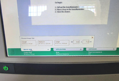 BIORAD CHEMIDOC TOUCH SCREEN GEL IMAGING SYSTEM with TRAY FREE SHIP WATCH VIDEO