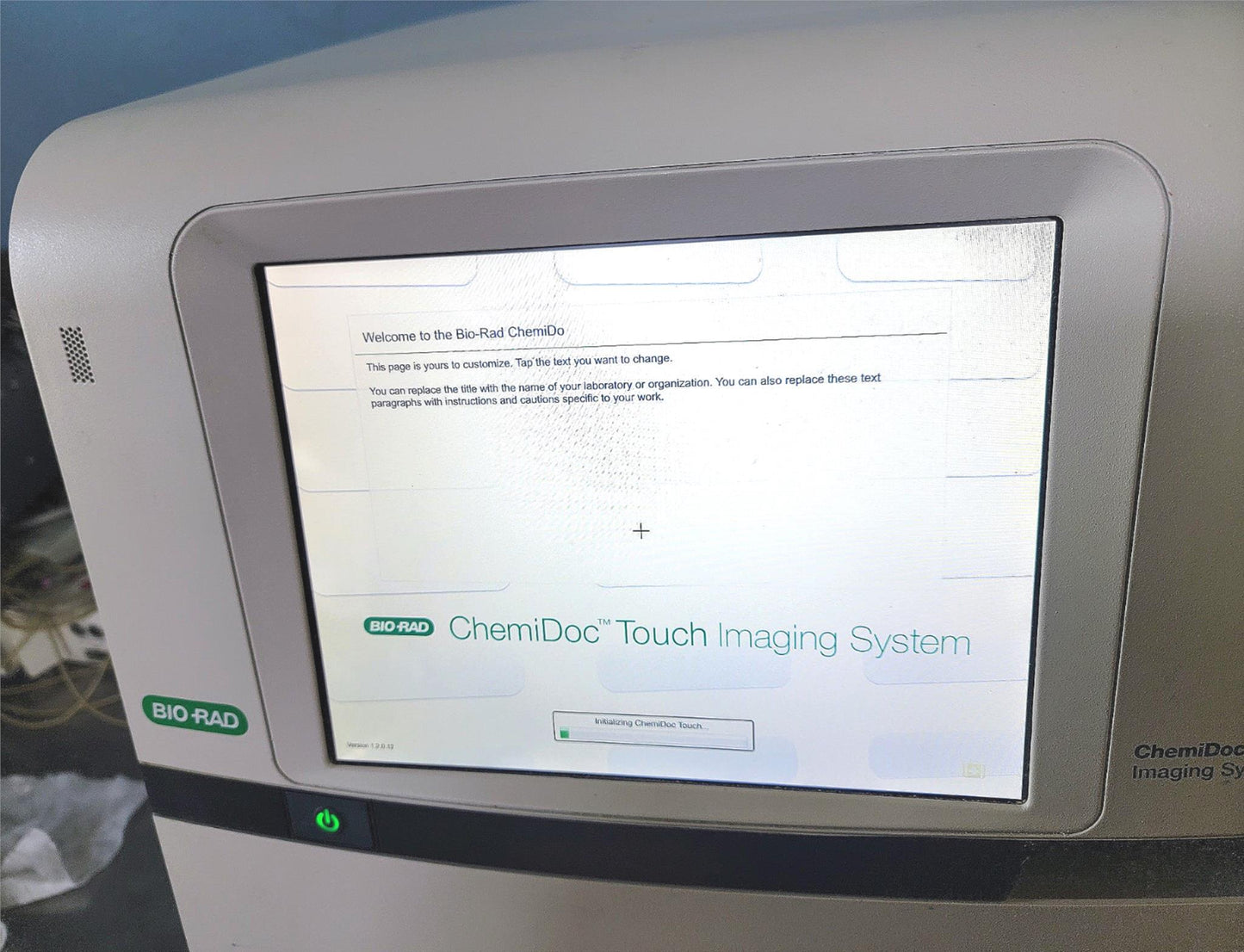 BIORAD CHEMIDOC TOUCH SCREEN GEL IMAGING SYSTEM with TRAY FREE SHIP WATCH VIDEO