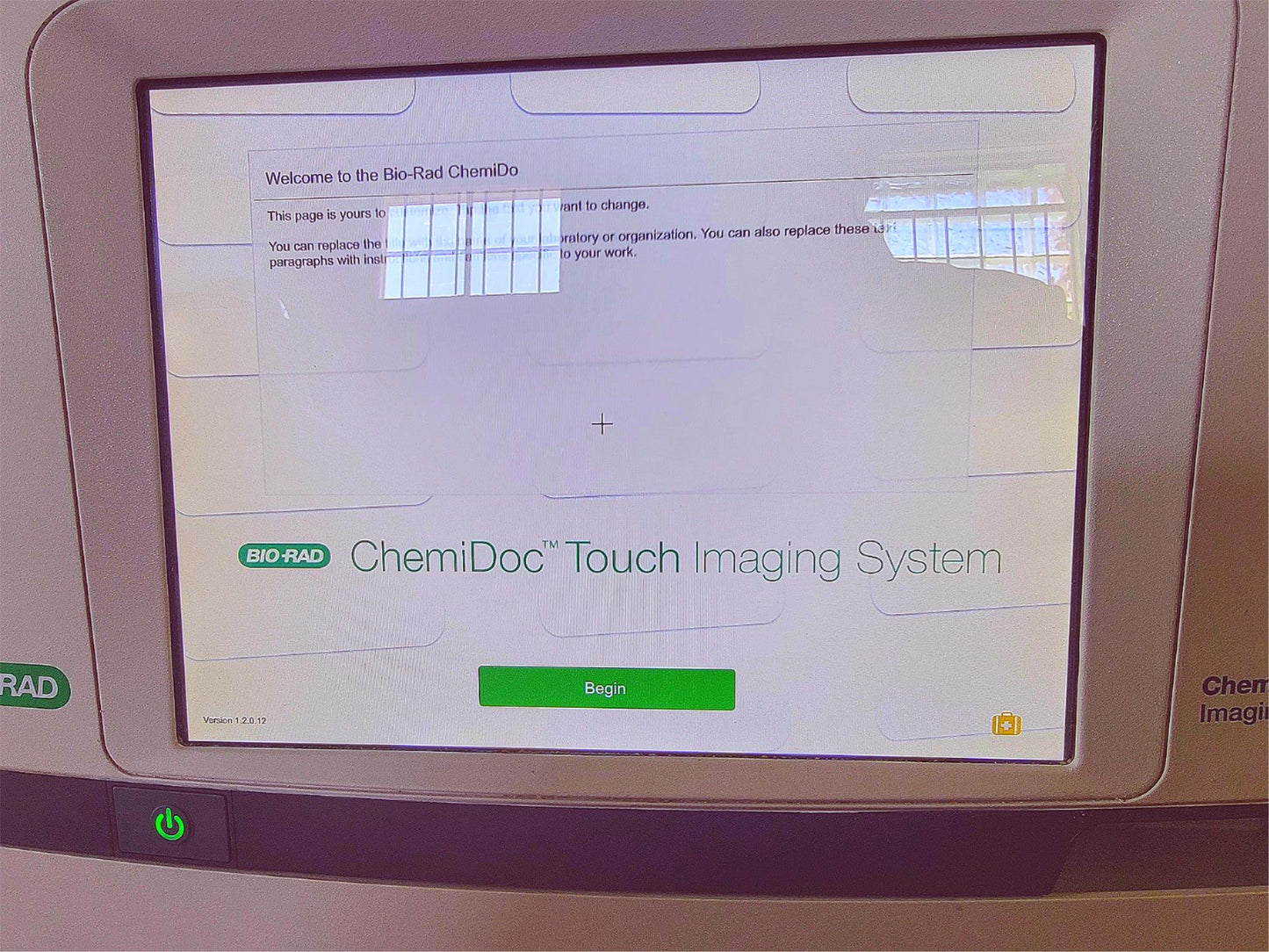 BIORAD CHEMIDOC TOUCH SCREEN GEL IMAGING SYSTEM with TRAY FREE SHIP WATCH VIDEO