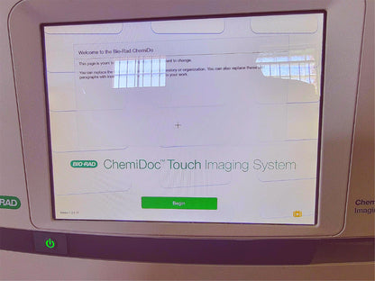 BIORAD CHEMIDOC TOUCH SCREEN GEL IMAGING SYSTEM with TRAY FREE SHIP WATCH VIDEO