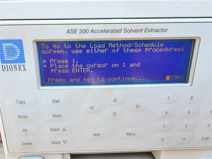 90DAYWARRANTY THERMO DIONEX ASE 200 SOLVENT EXTRACTOR CHROMATOGRAPHY WATCH VIDEO