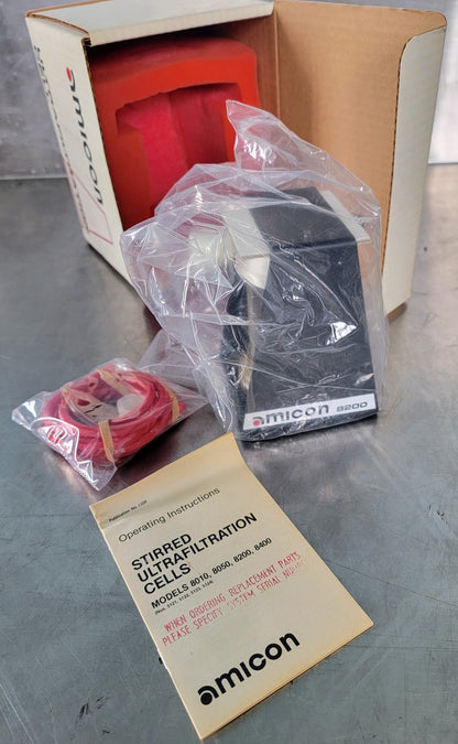 90DAY-WARRANTY AMICON ULTRAFILTRATION STIRRED CELL 8200 TANK 200mL 43.5mm FILTER