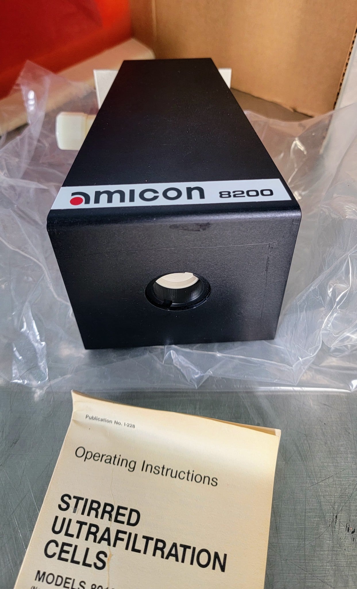 90DAY-WARRANTY AMICON ULTRAFILTRATION STIRRED CELL 8200 TANK 200mL 43.5mm FILTER