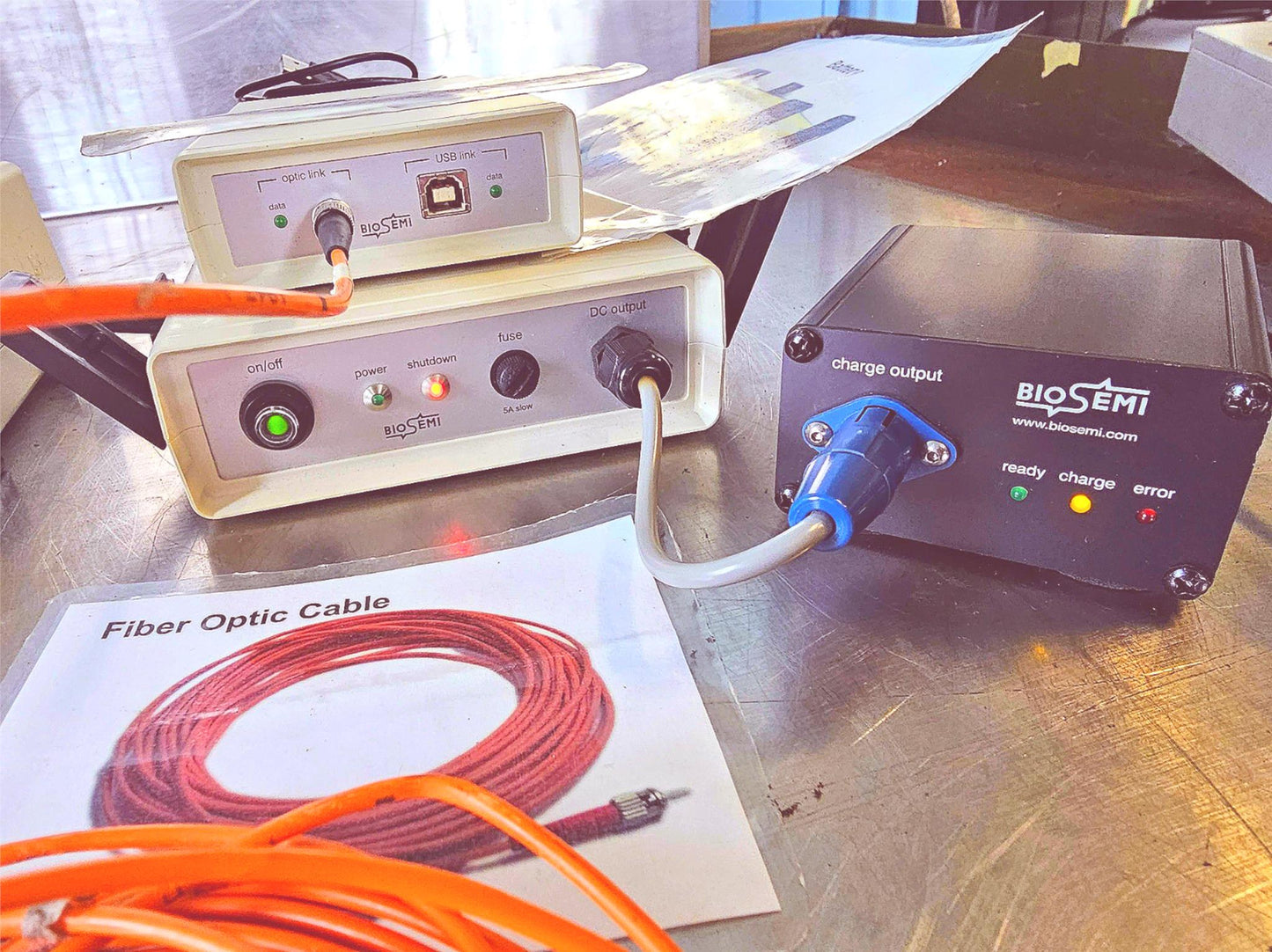 100%WARRANT BIOSEMI INSTRUMENTATION ACTIVE TWO AD-BOX ADC-16 EEG SYSTEM FREESHIP