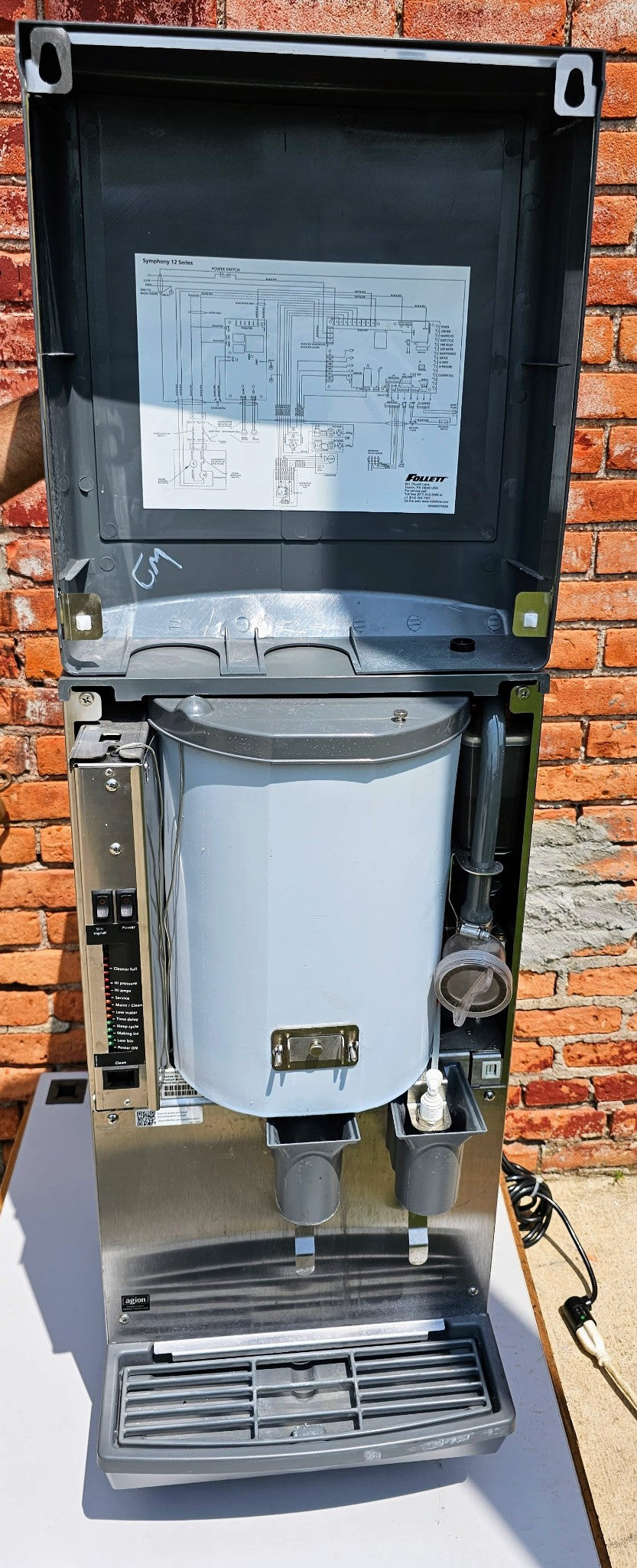 FOLLETT SYMPHONY PLUS 12CI425A CHEWBLET® COUNTERTOP 425lb/day ICE MAKER FREESHIP