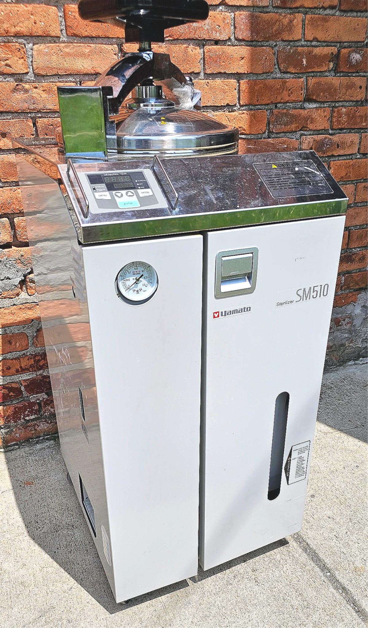 WARRANTY YAMATO SM510 51Lite 128deg°C STERILIZER AUTOCLAVE w/2BASKET WATCH VIDEO