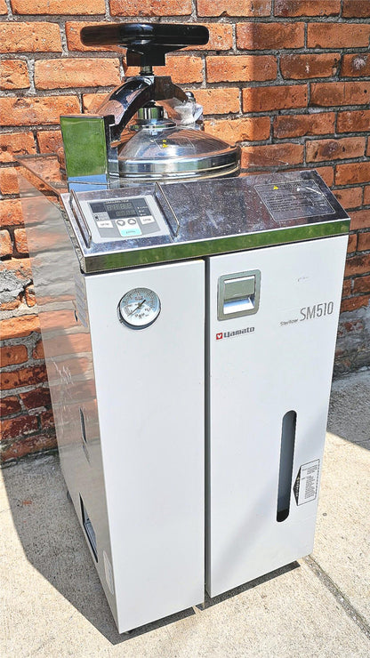 WARRANTY YAMATO SM510 51Lite 128deg°C STERILIZER AUTOCLAVE w/2BASKET WATCH VIDEO