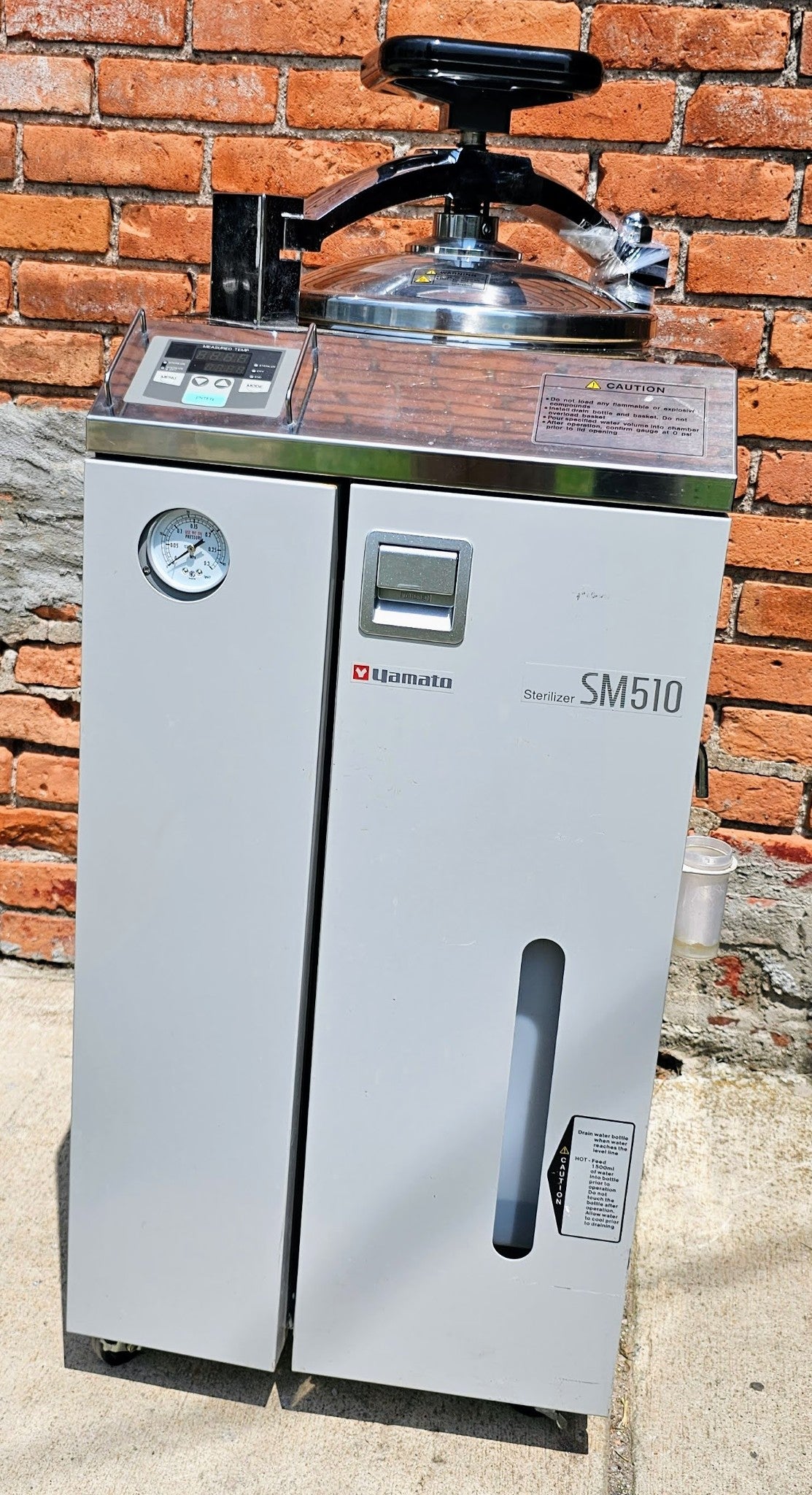 WARRANTY YAMATO SM510 51Lite 128deg°C STERILIZER AUTOCLAVE w/2BASKET WATCH VIDEO