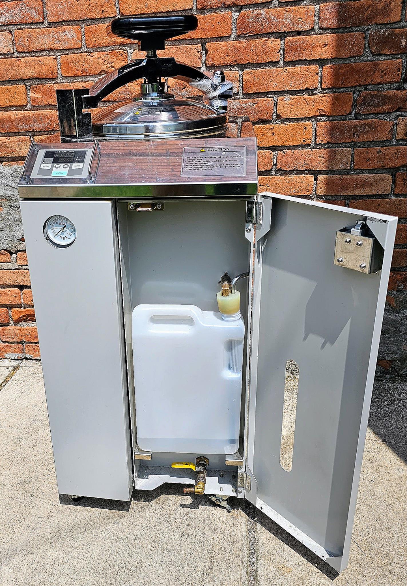 WARRANTY YAMATO SM510 51Lite 128deg°C STERILIZER AUTOCLAVE w/2BASKET WATCH VIDEO