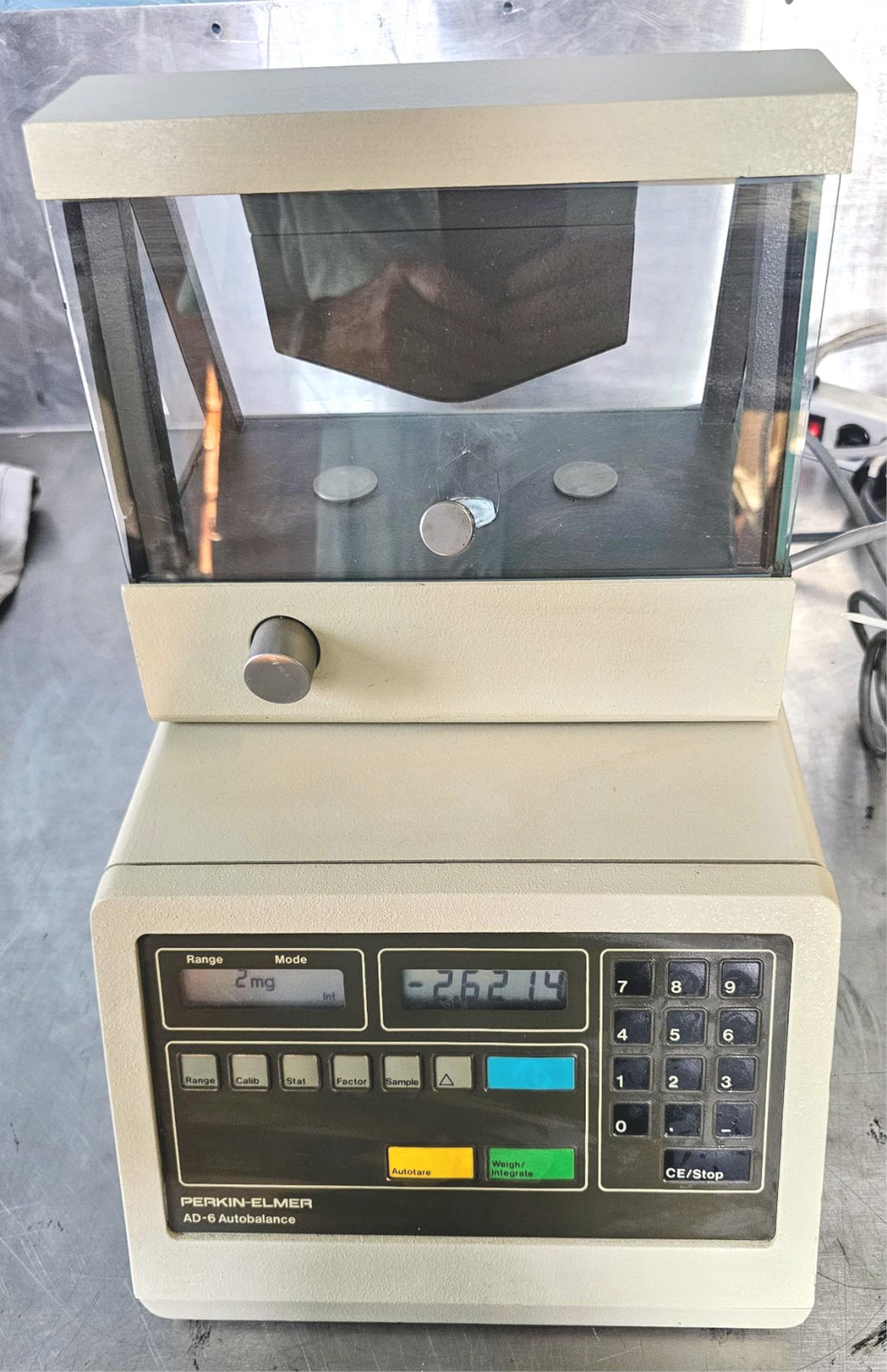 90-DAY-WARRANTY PERKIN ELMER AD 6 MICROBALANCE 0.1mg 5g 90DAYWARRANTY FREE SHIP