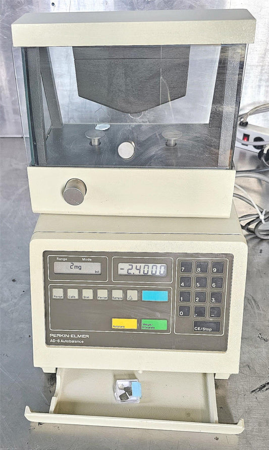 90-DAY-WARRANTY PERKIN ELMER AD 6 MICROBALANCE 0.1mg 5g 90DAYWARRANTY FREE SHIP