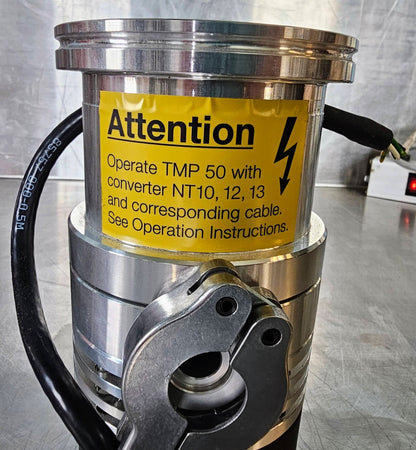 OERLIKON LEYBOLD TMP 50 TURBOVAC TURBOMOLECULAR 50 Liters/Second PUMP FREESHIP