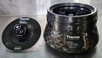 90DAYWARRANTY THERMO SCIENTIFIC F14-6x 250y ROTOR 6x250 mL 14,000 rpm 30,130 x g