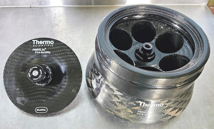 90DAYWARRANTY THERMO SCIENTIFIC F14-6x 250y ROTOR 6x250 mL 14,000 rpm 30,130 x g