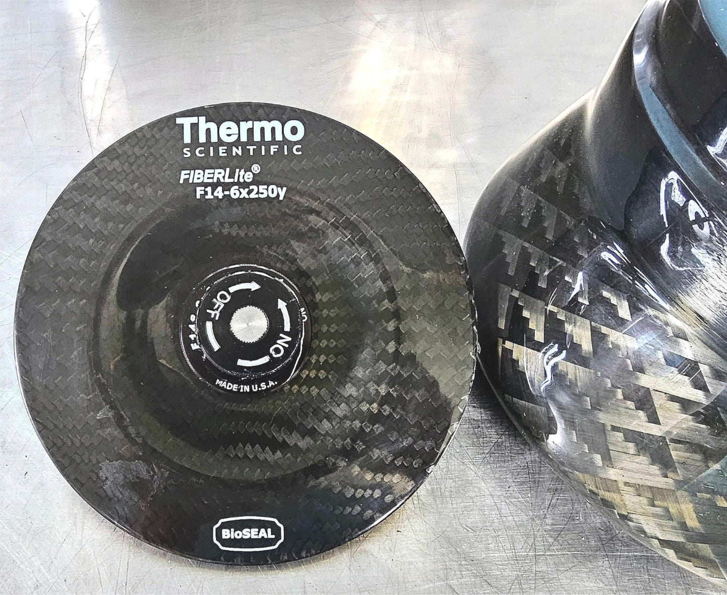 90DAYWARRANTY THERMO SCIENTIFIC F14-6x 250y ROTOR 6x250 mL 14,000 rpm 30,130 x g