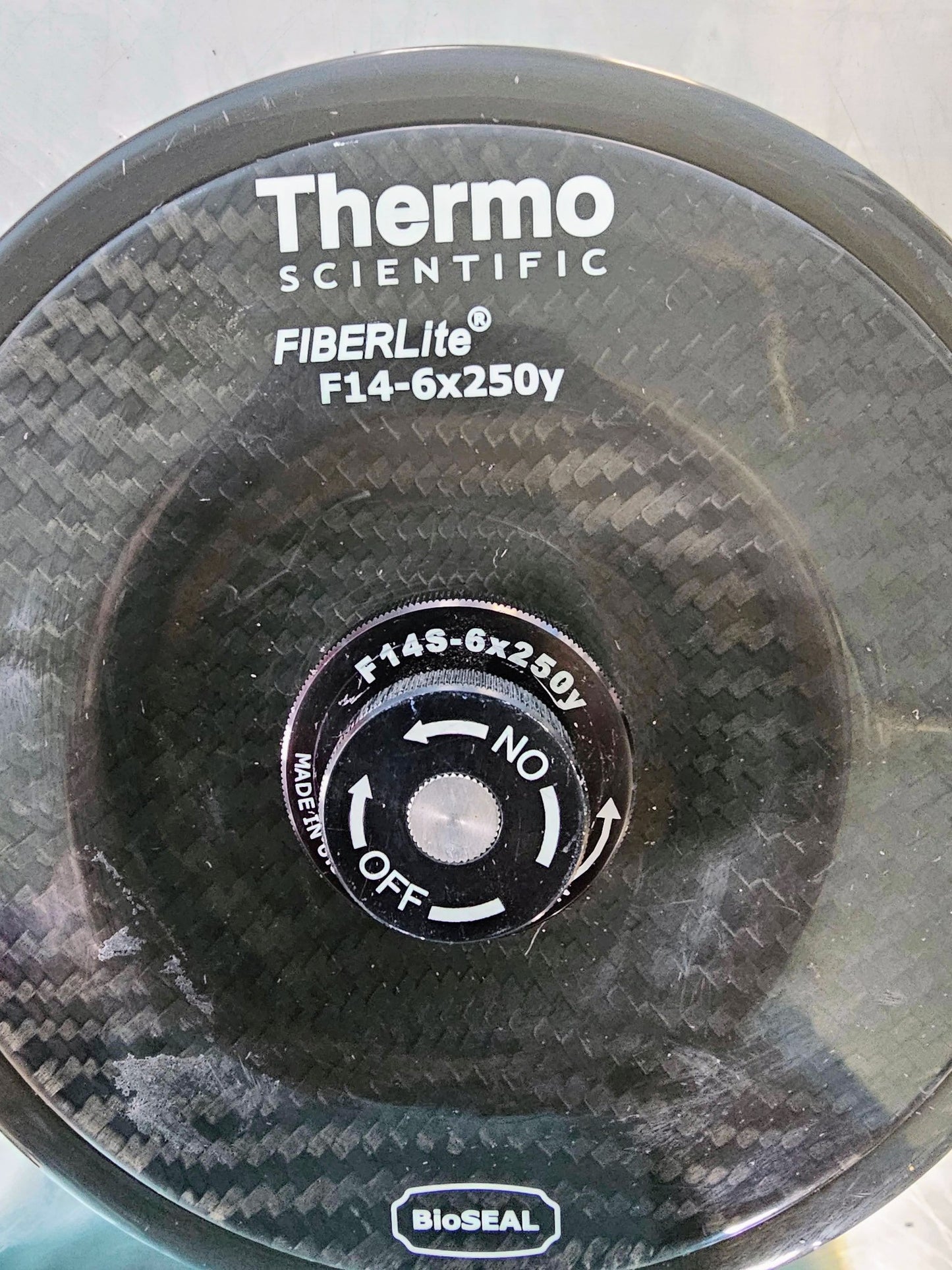 90DAYWARRANTY THERMO SCIENTIFIC F14-6x 250y ROTOR 6x250 mL 14,000 rpm 30,130 x g