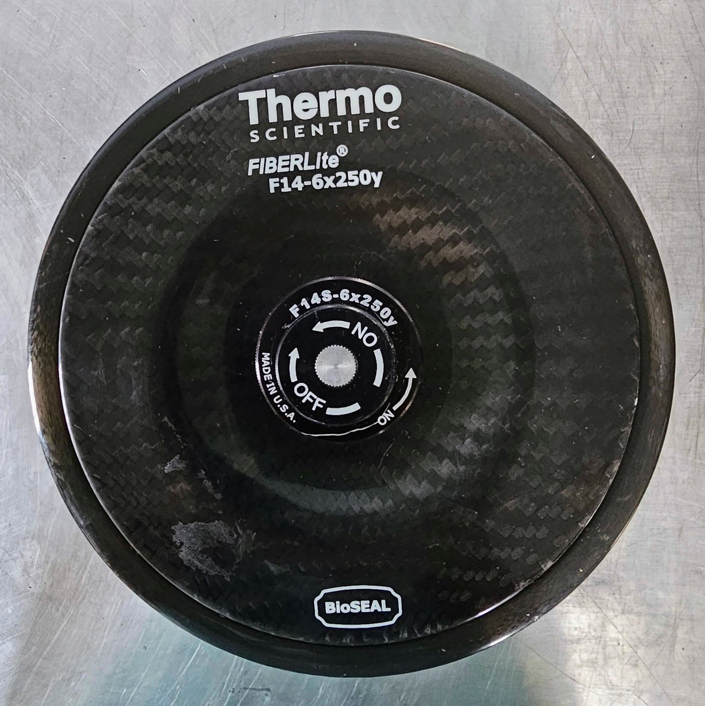 90DAYWARRANTY THERMO SCIENTIFIC F14-6x 250y ROTOR 6x250 mL 14,000 rpm 30,130 x g