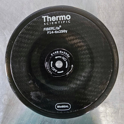 90DAYWARRANTY THERMO SCIENTIFIC F14-6x 250y ROTOR 6x250 mL 14,000 rpm 30,130 x g
