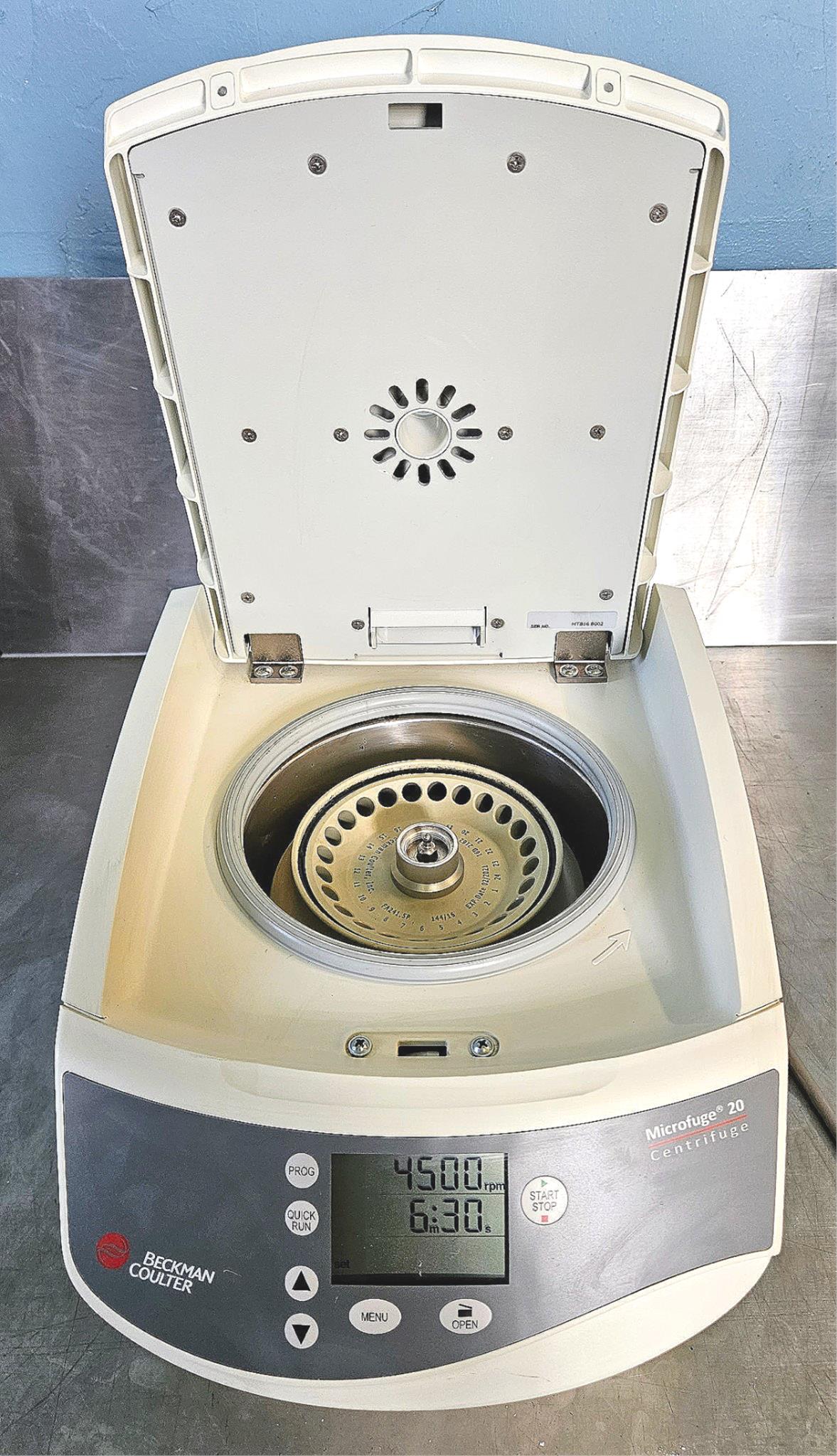 REFURBISHED 90DAYWARRANT BECKMAN COULTER MICROFUGE 20 FA241.5P ROTOR 2mL 24x1.5"