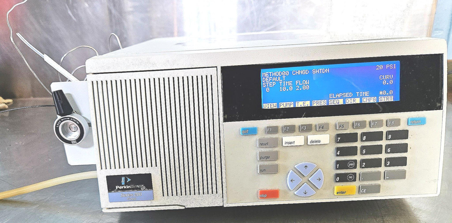 2UNITSWARRANTY PERKIN ELMER SERIES 200 UV/VIS DETECTOR & HPLC PUMP UNIT FREESHIP