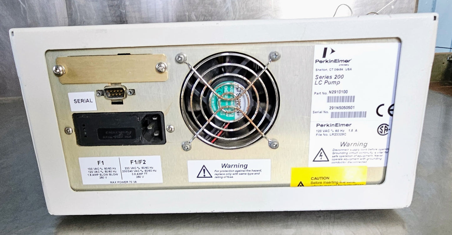 2UNITSWARRANTY PERKIN ELMER SERIES 200 UV/VIS DETECTOR & HPLC PUMP UNIT FREESHIP
