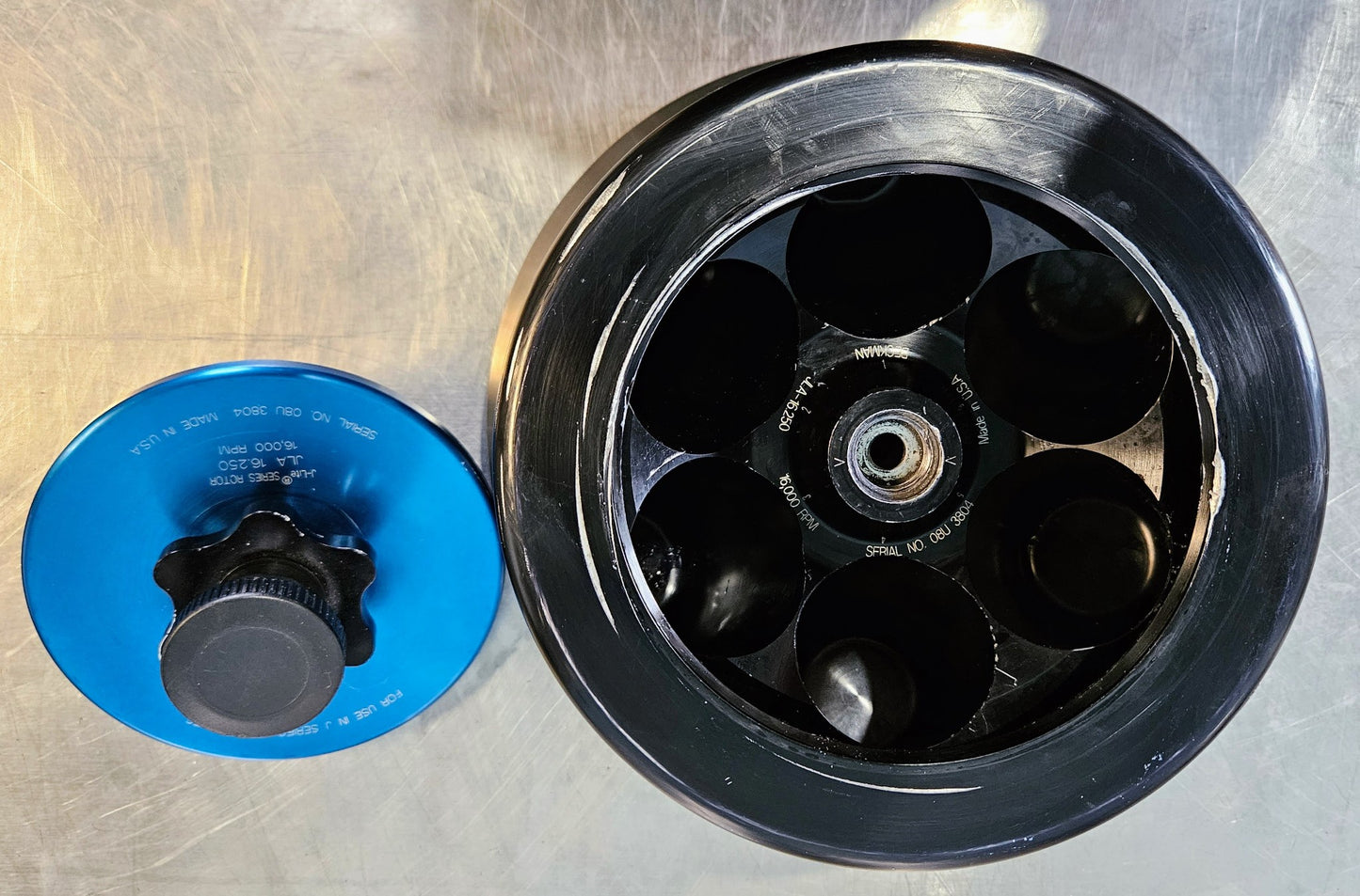 90DAYWARRANTY J-LITE JLA-16.250 Fixed-Angle Aluminum Rotor Single Lock 6x250mL