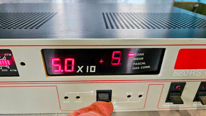 VARIAN 880 RS GAS VACUUM IONIZATION PRESSURE GAUGE 90-DAY-WARRANTY FREE SHIP