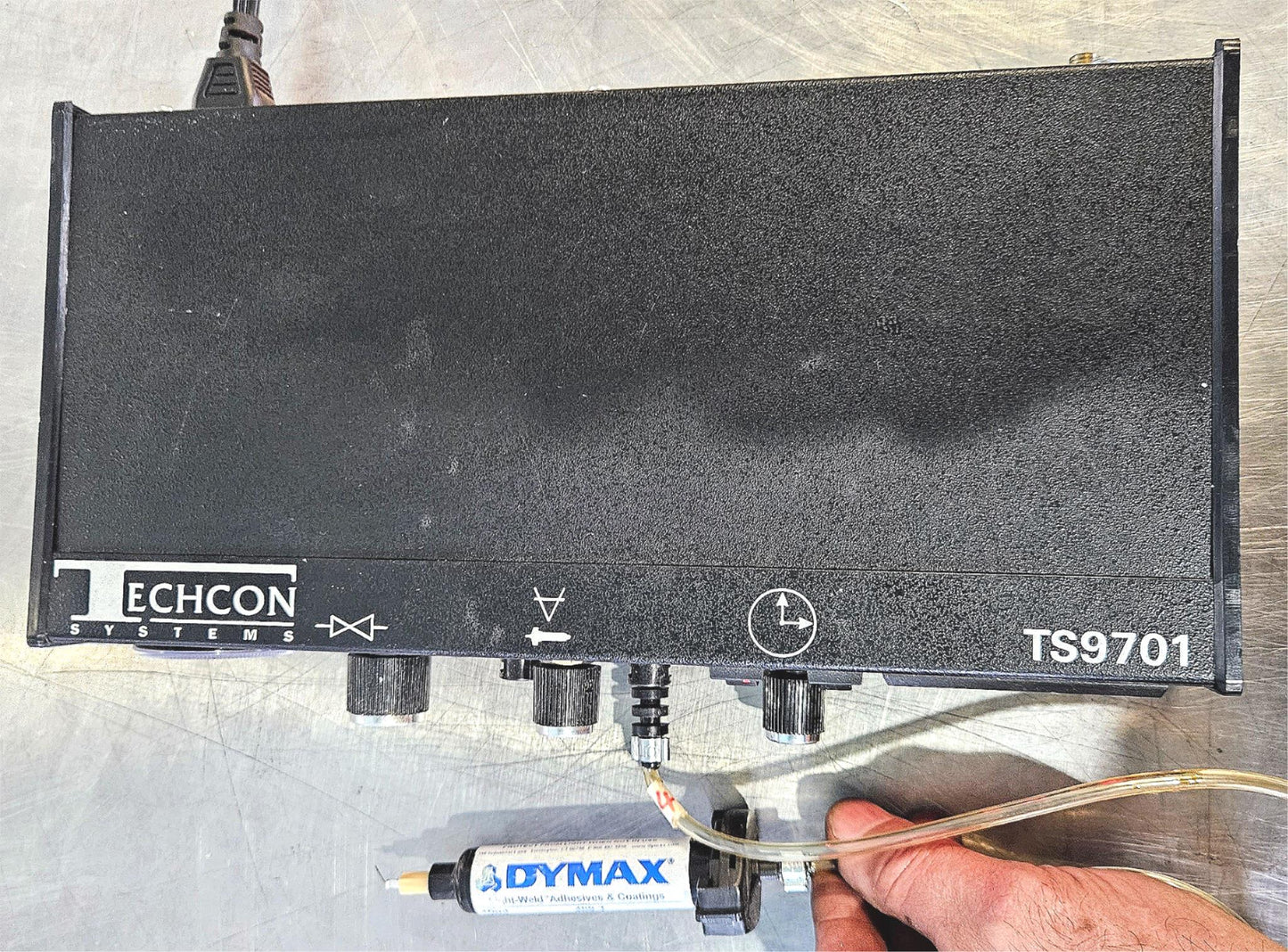 TECHCON 9701 MICROPROCESSOR DISPENSER EPOXY SYRINGE GUN 90DAYWARRANTY FREESHIP