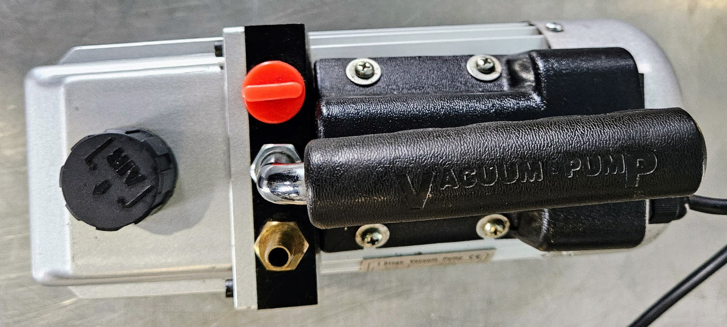 90DAYWARRANTY TWIC TW-1A 2.5CFM SingleStage REFRIGERATION Vacuum Pump WATCHVIDEO