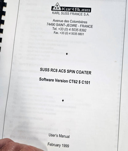 90DAYWARRANTY KARL SUSS ACS 200 NANOFABRICATION CLUSTER COATER SYSTEM FREE-SHIP