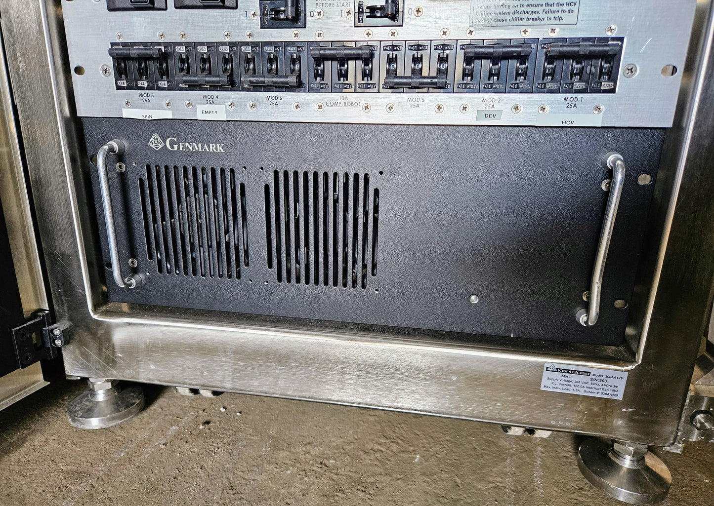 KARL SUSS MicroTec ACS 200 NANOFABRI CLUSTER RC-8 GYRSET HOT/COLD PLATE GENCOBOT