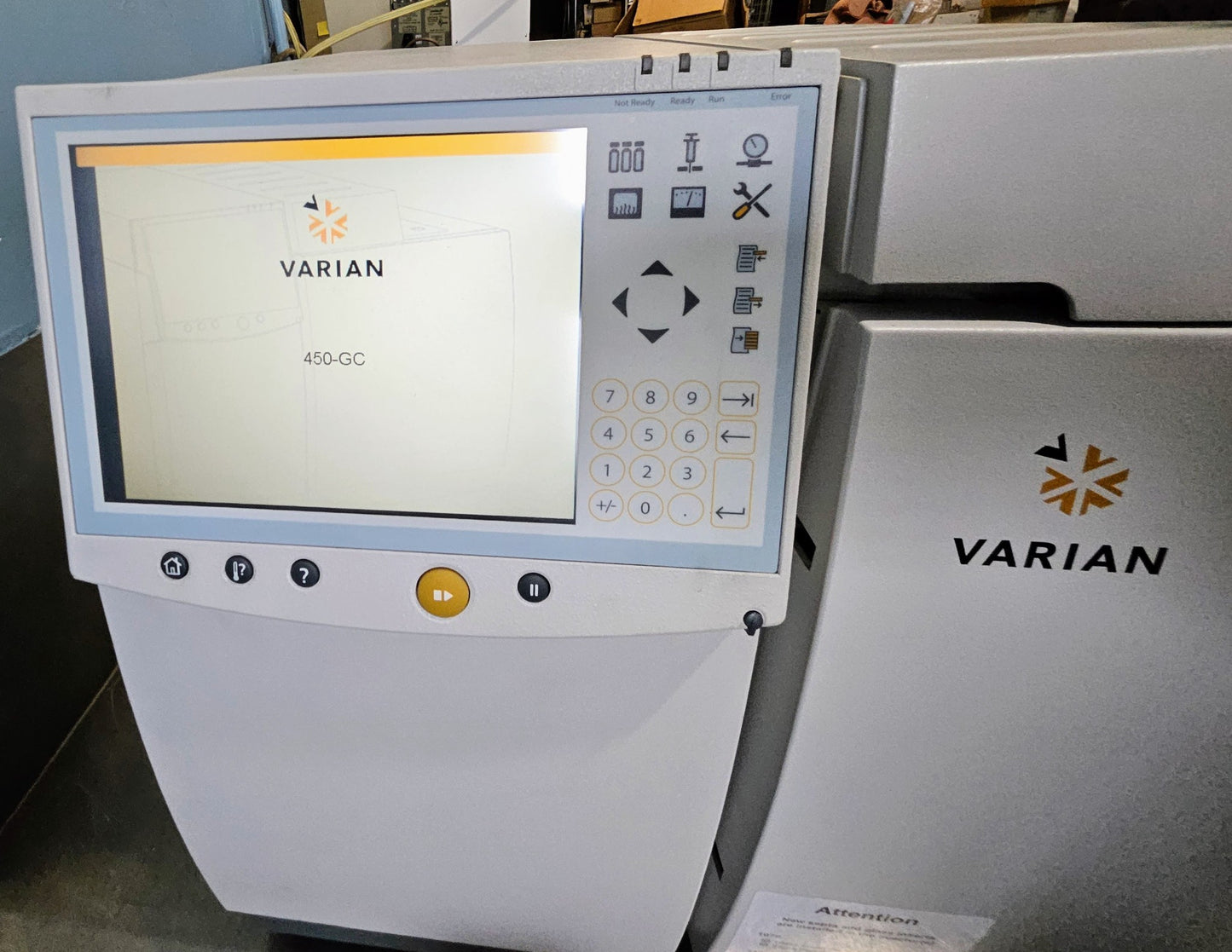 VARIAN 450-GC MASS SPECTROMETER WATCH VIDEO